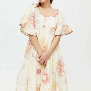 Uo Total Eclipse Midi Dress with pocket